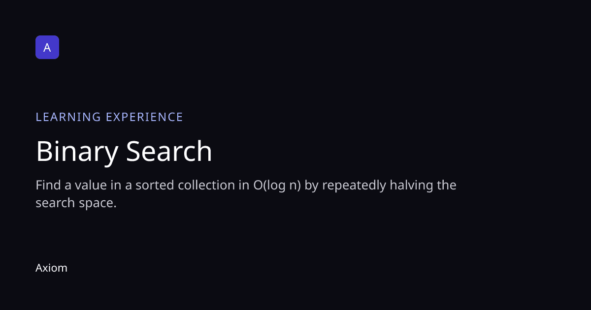 Binary Search