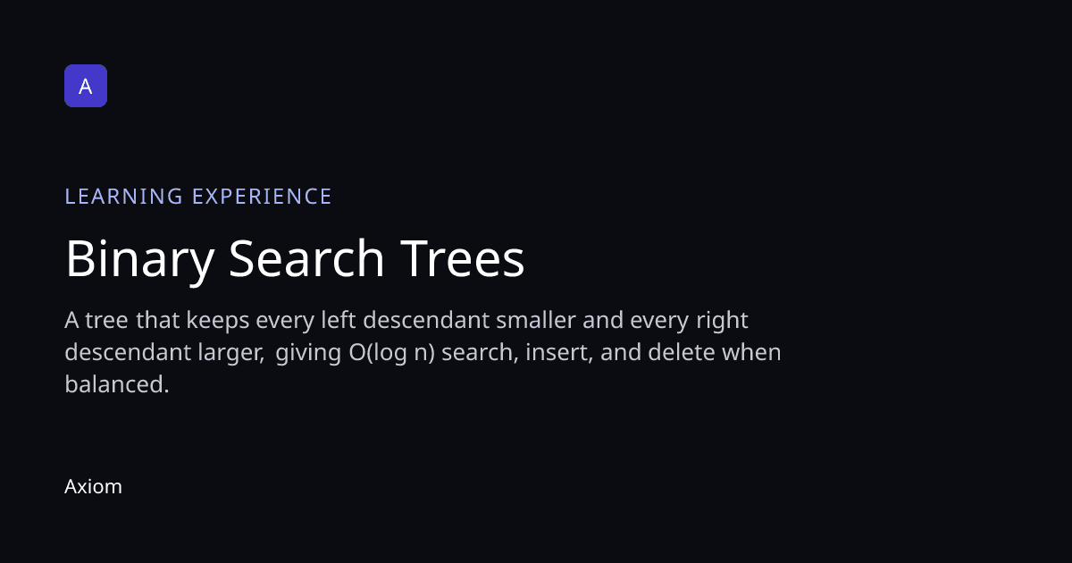 Binary Search Trees