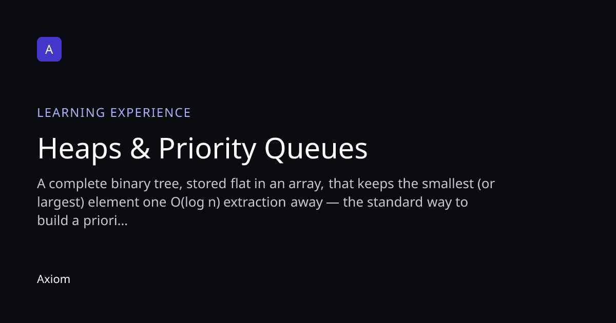 Heaps & Priority Queues