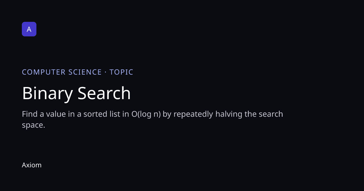 Binary Search