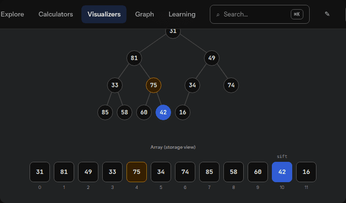 Heap Sort Visualizer